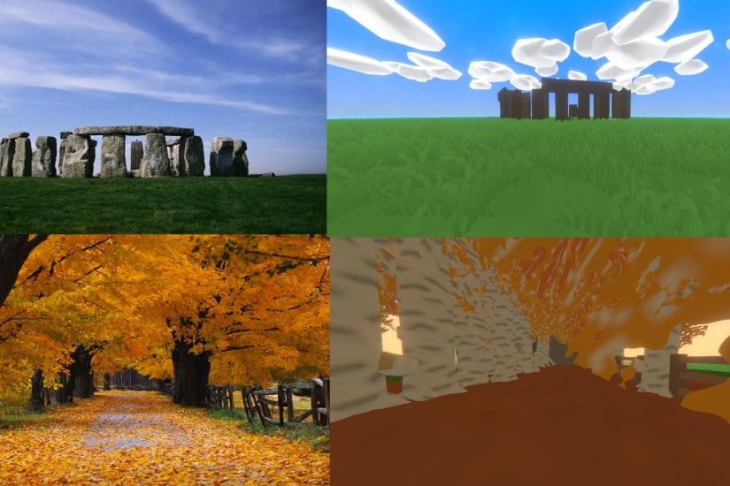 Here are the wallpapers "Stonehenge" and "Autumn" in Unturned