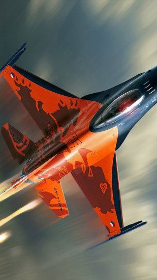 F16 fighter plane Samsung Galaxy Note 3 Wallpapers