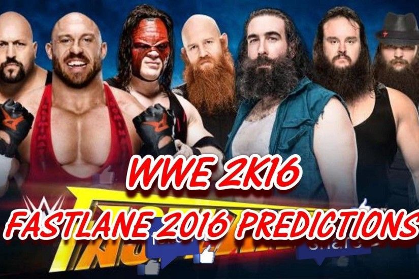 WWE FASTLANE (2016) RYBACK, BIG SHOW & KANE VS. THE WYATT FAMILY