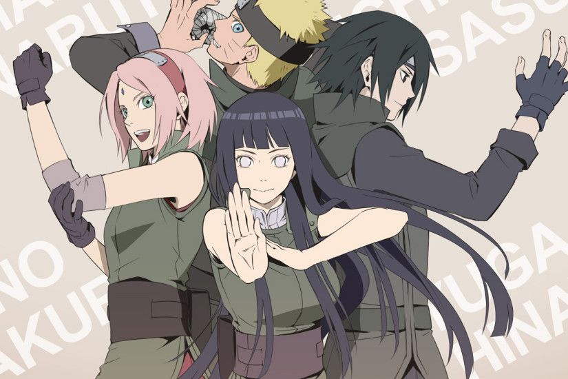 Naruto, Team 7, Sakura, Sasuke, Hinata