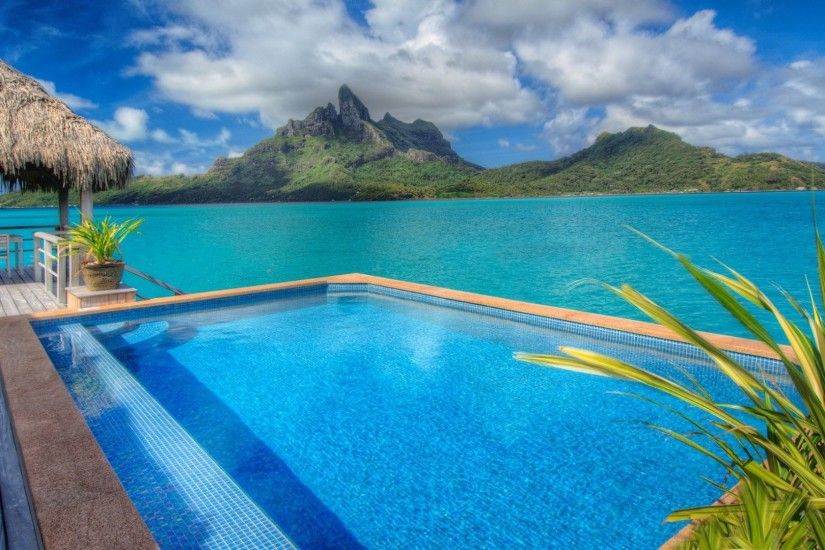 Tahiti Tag - Water Sea Island Regis Paradise Bungalow Ocean Tub Hotel Atoll  Jacuzzi Tahiti Hot