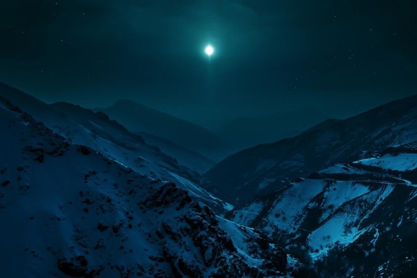 Image-of-Winter-Night-In-Moonlight