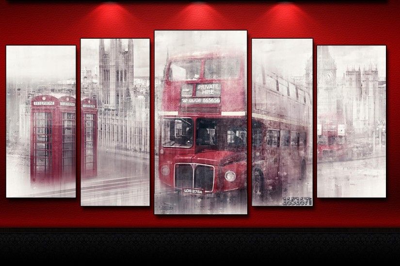 Modern Art London Wallpaper At 3d Wallpapers