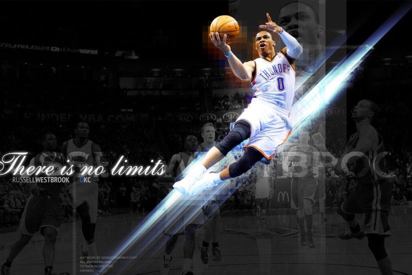 Russell Westbrook 2015 Oklahoma City Thunder NBA Wallpaper