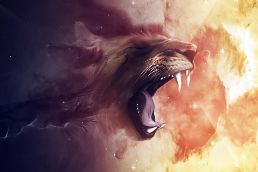 beautiful lion background 2560x1440 for android tablet