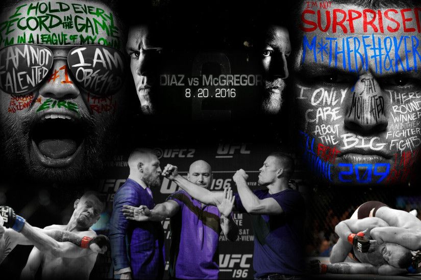 UFC 202 - Conor Mcgregor vs Nate Diaz Wallpaper