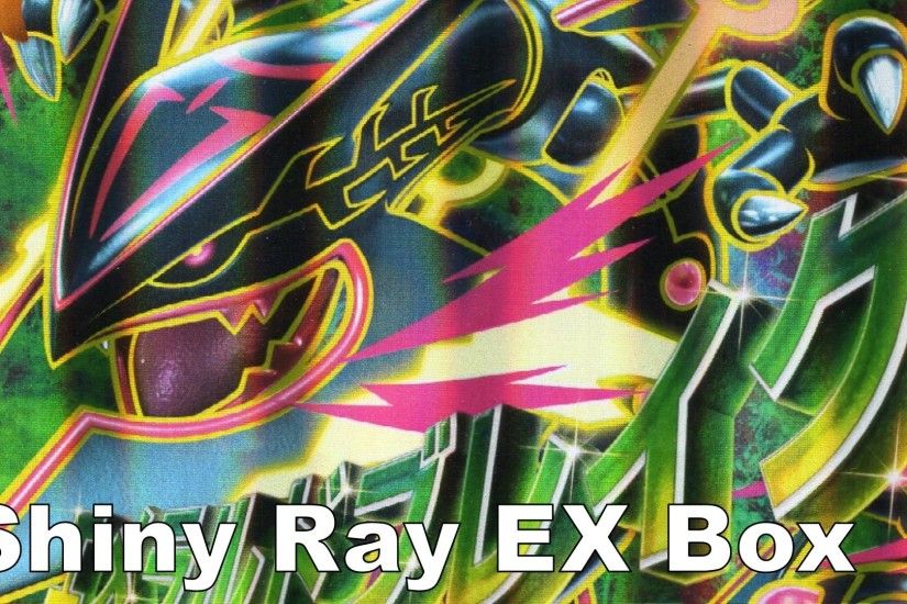 Pokemon Shiny Rayquaza EX Box w/ Shiny Mega Rayquaza Jumbo Card - YouTube