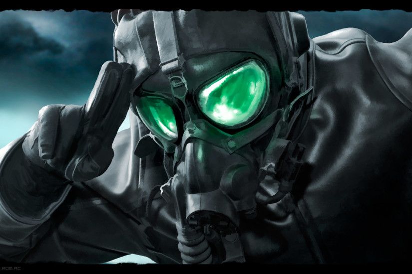Dark - Gas Mask Wallpaper