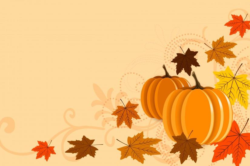 Pumpkins and leaves wallpaper - 1009263
