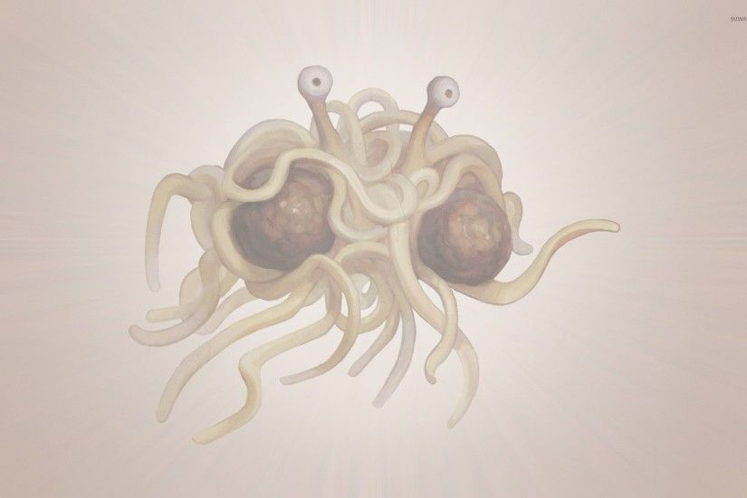 Flying Spaghetti Monster wallpaper 1920x1200 jpg
