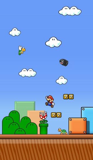 download free super mario background 1280x2203 for iphone 5s