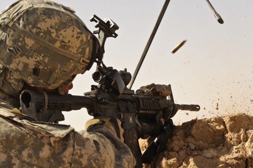 soldiers war guns army afghanistan us marines corps us army soldat m4  shooting acog Wallpaper HD