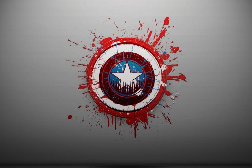 Captain-America-Logo-Wallpaper HD Wallpaper