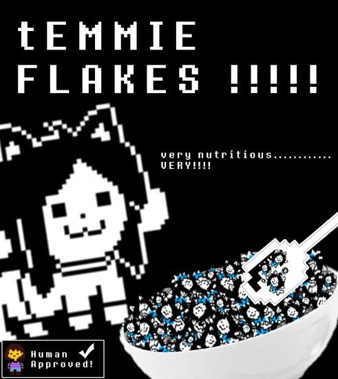 Temmie Flakes by tentaclecuddles on DeviantArt