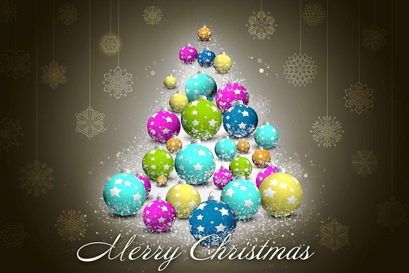 Download Wallpaper Christmas decorations, Bright, Colorful .