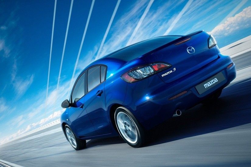 Mazda 3 Sedan 2012 blue dash
