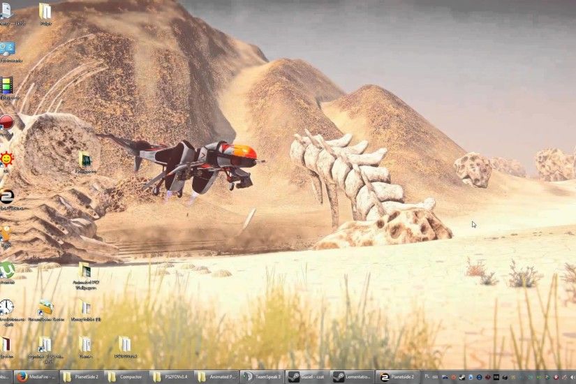 PlanetSide 2 Animated Wallpaper Preview
