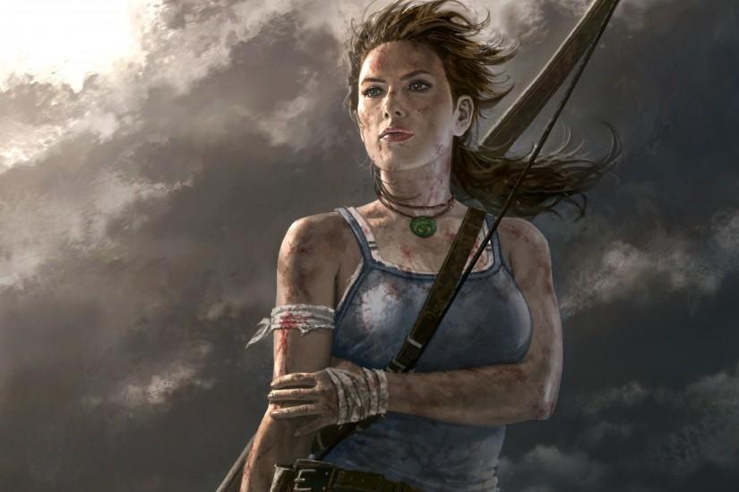 Download Lara Croft 2012 Wallpaper/Background in 2880x1800 HD .