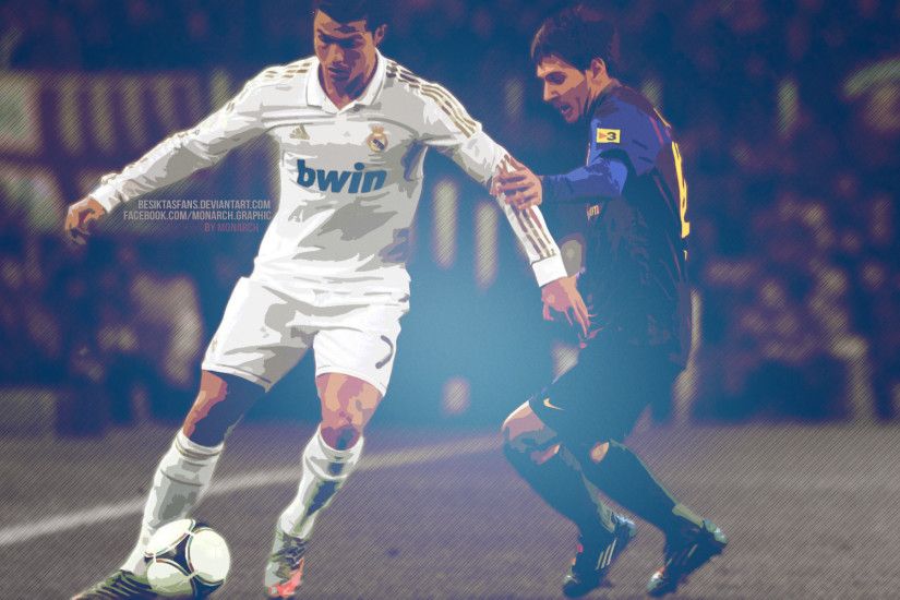 ... C.Ronaldo | L.Messi Wallpaper by besiktasfans