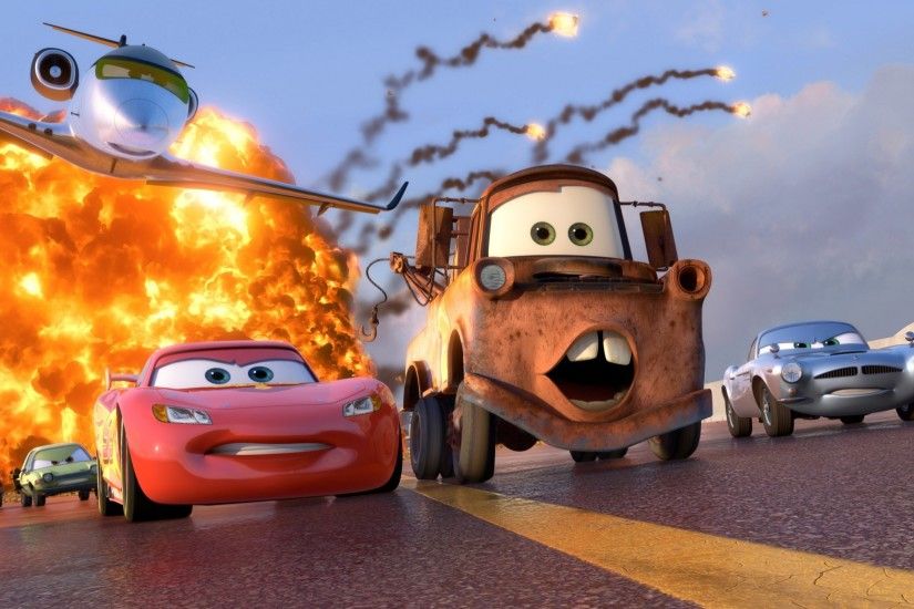 Lightning Mcqueen And Mater Wallpaper Animated Cars Disney Film