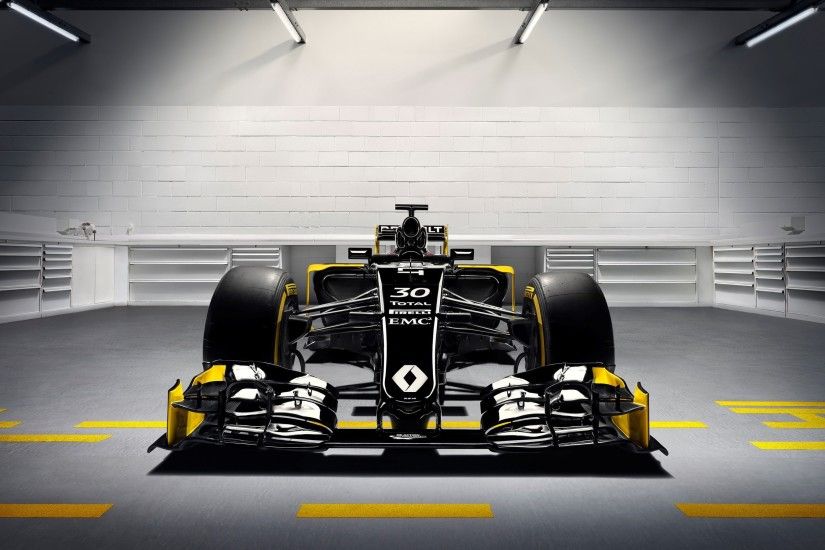 Renault, Formula 1, Race Cars, Yellow, Black