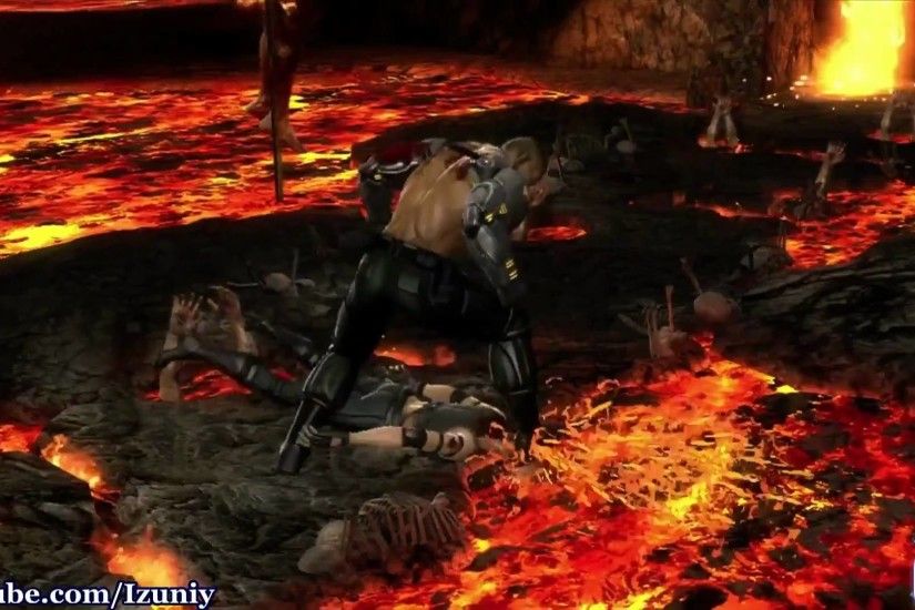 Mortal Kombat 9 Scorpion's Lair / Hell Fatality "Stage Fatality" - YouTube