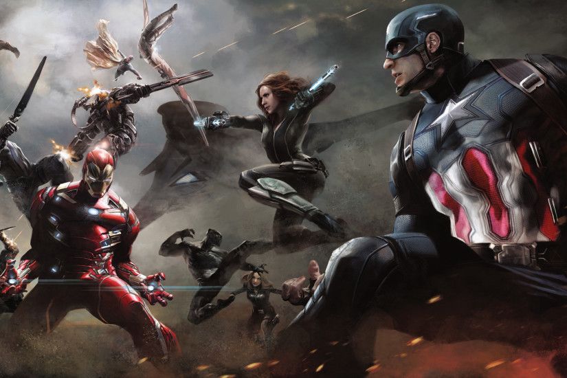 Movie - Captain America: Civil War Sharon Carter Hawkeye Black Panther ( Marvel) Captain