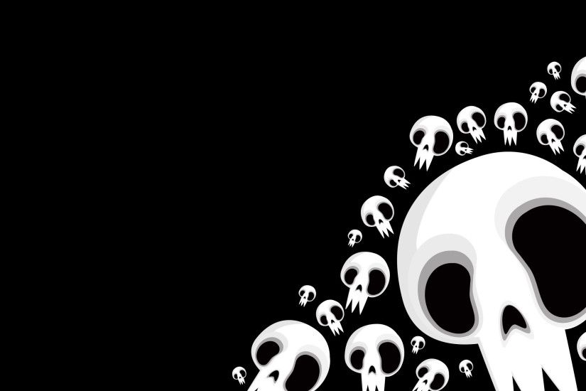 Crazy Images as Desktop Backgrounds Â· Crazy Skull Black and White Wallpapers
