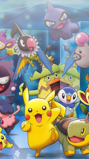 Colorful Funny Pokemon Characters Android Wallpaper free download