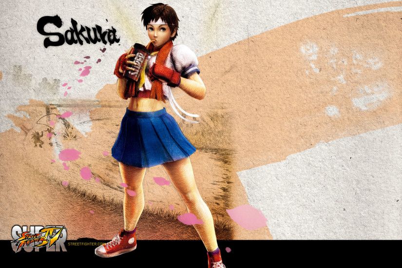 Super Street Fighter 4 Sakura Wallpaper