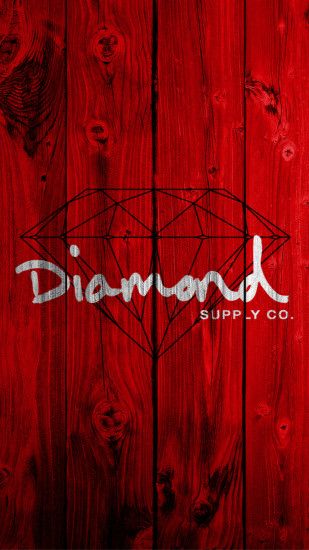 Red Wooden Diamond Painting Art Drawn iPhone 6 wallpaper
