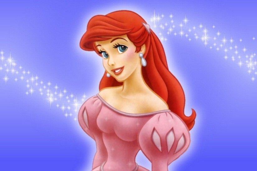 Disney Princess Ariel Pink Dress New
