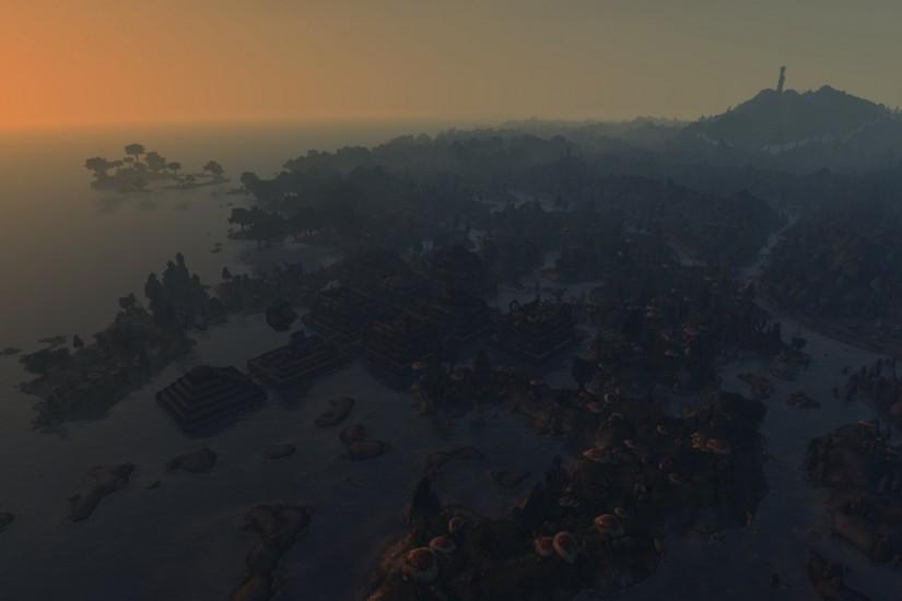 Morrowind From Above Wallpaper