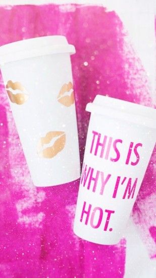 wallpaper, iPhone, android, background, HD, pink, gold, Starbucks,