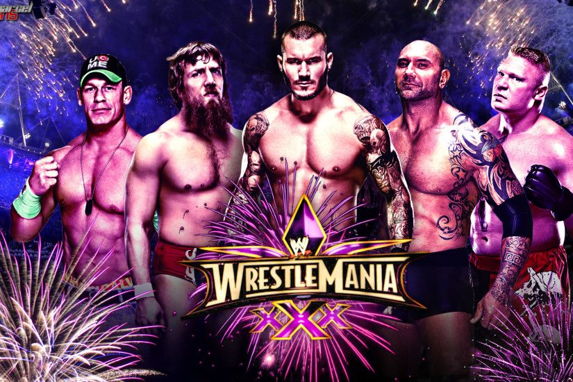 WWE - WrestleMania XXX Wallpaper by MarcusMarcel WWE - WrestleMania XXX  Wallpaper by MarcusMarcel
