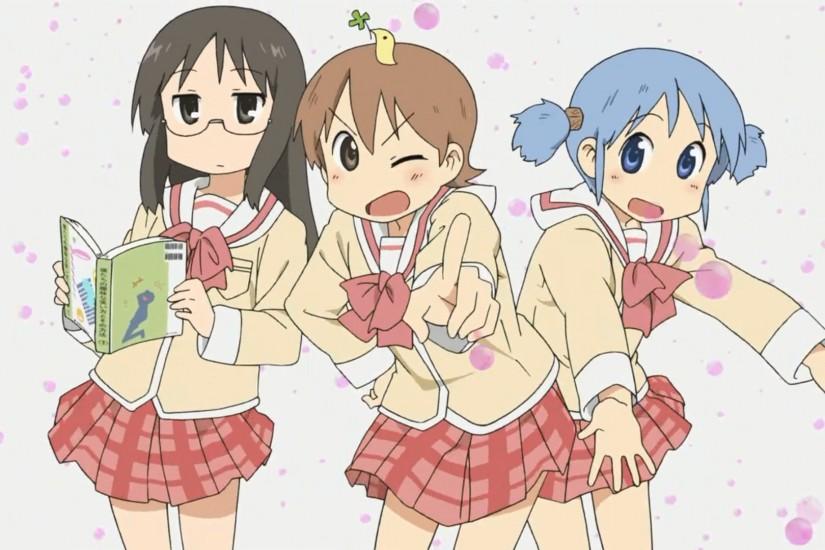 ... am I supposed to pick one wallpaper from Nichijou? seriously, every  piece of art on it is amazing)