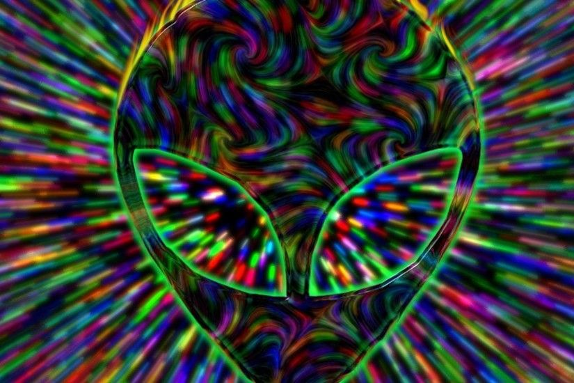 Trippy Background alien