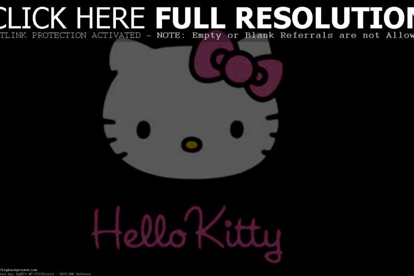 Hello Kitty Black Backgrounds, wallpaper, Hello Kitty Black