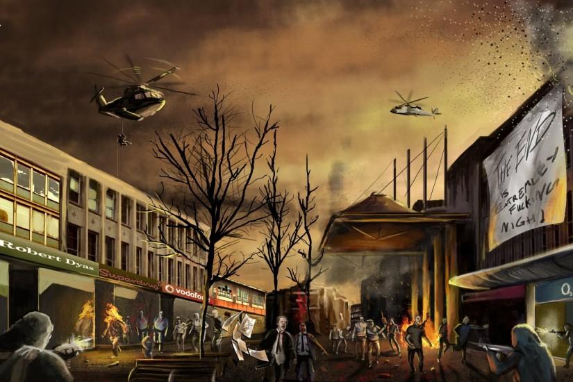 zombie apocalypse wallpaper 2880x1200 for iphone 5
