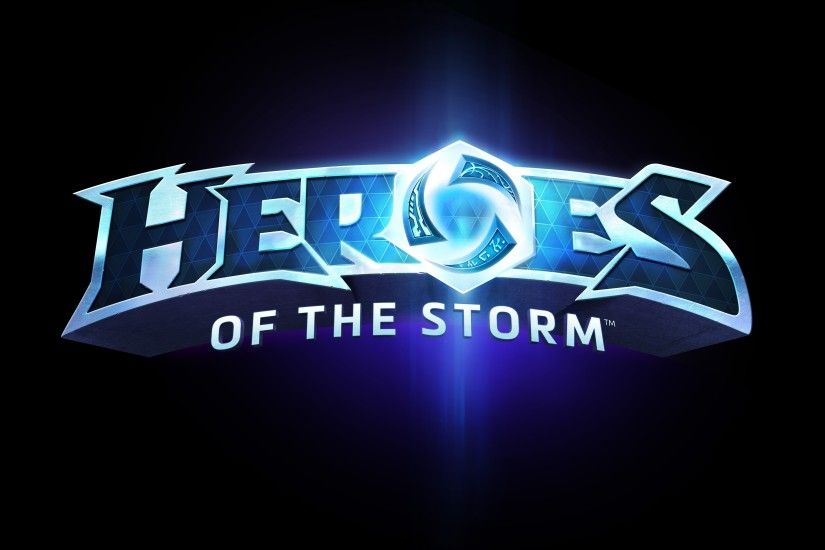Preview wallpaper heroes of the storm, blizzard entertainment, blue, logo  3840x2160