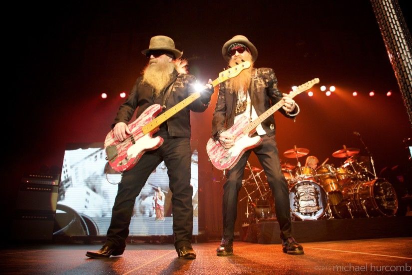 Rock Band ZZ Top performs in Peterborough