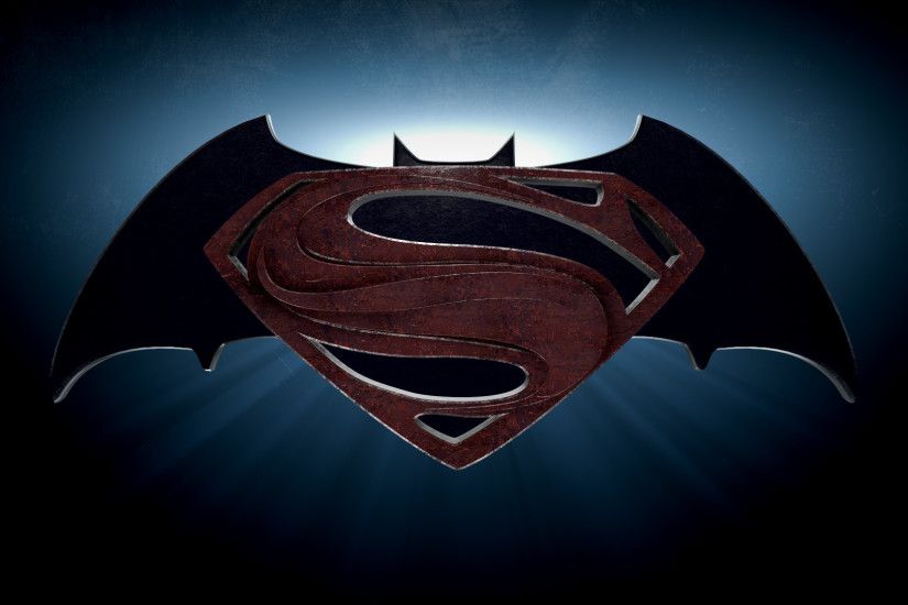 Superman Batman Logo Desktop Wallpaper