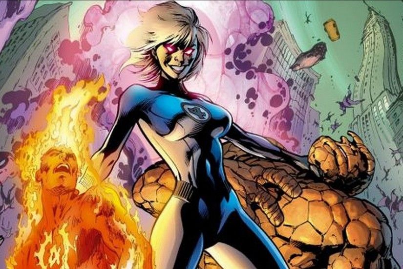 Comics - Fantastic Four The Thing (Marvel Comics) Human Torch Mister  Fantastic Invisible Woman