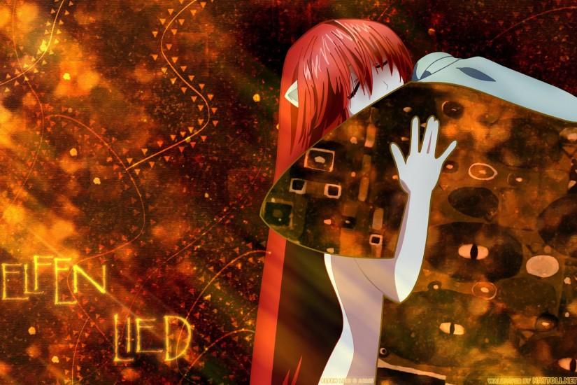 Pin by Obsoleta Distanti on Elfen Lied | Pinterest | Red wallpaper,  Wallpapers and Orange