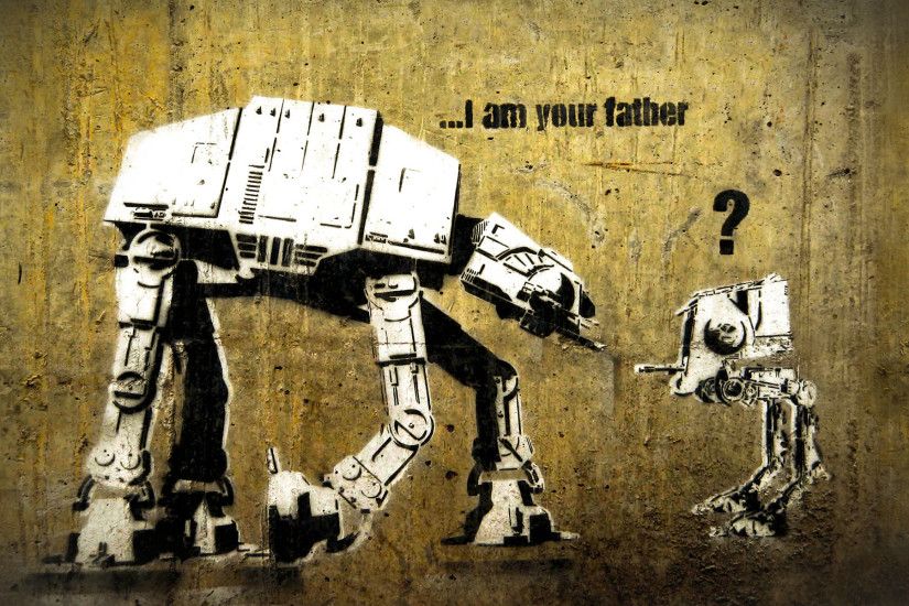 Banksy was here, and has been frozen in carbonite for his crimes. View  "Awesome Star Wars Graffiti" and more funny posts on Dorkly