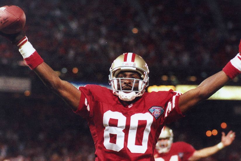 Jerry Rice photo courtesy of the San Francisco 49ers