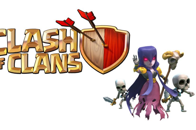 Clash of Clans - Witch with skeletons 1920x1080 wallpaper