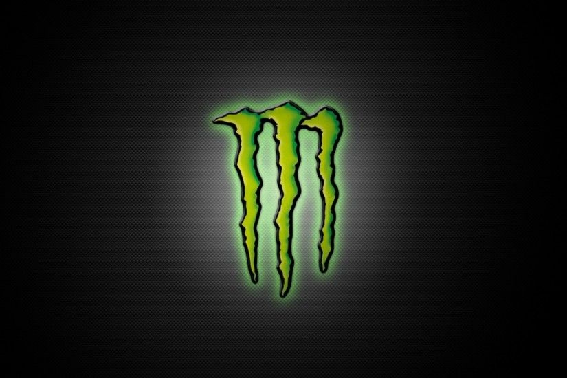 Logo Energy Monsters Green Dark Grey Backgrounds Sport Image