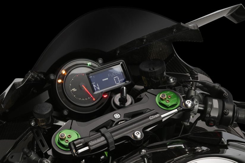 Kawasaki Ninja H2R Dashboard Moto HD Wallpaper