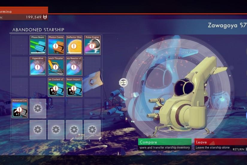 No Man's Sky I found this bad boy early on and traded up. Then I got a ton  of money and kicked this junk to the curb!Hello Games
